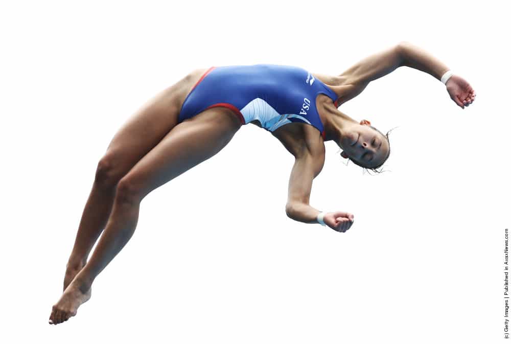 Jessica Parratto of Italy competes in the Womens 10m Platform preliminary r...