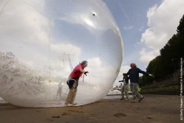 Giant Floating Sphere