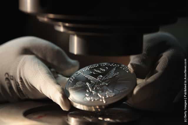 London 2012 Medals Being Produced By Royal Mint