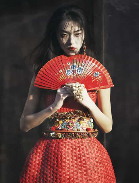 Tian Yi by Oliver Stalmans for «Elle» Vietnam May 2013