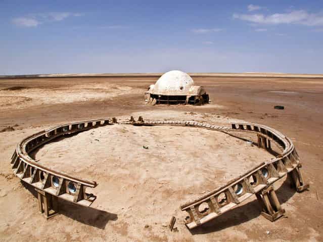 Abandoned Stars Wars Sets in the Desert