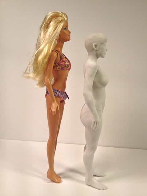 Artist Recreates Barbie with Real-life Proportions