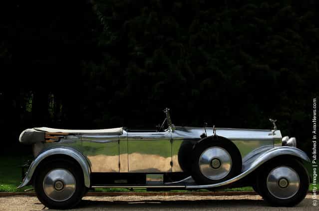 Vintage Rolls Royce Enthusiasts Gather At The Summer Home Of Grange Park Opera