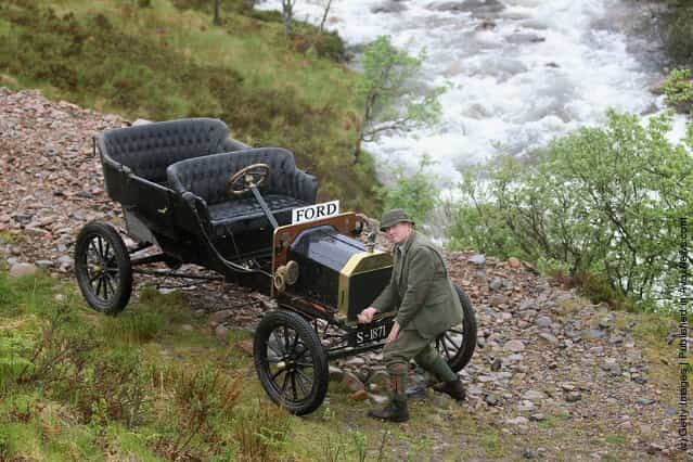 Model T Ford Replica Is Taken Up Ben Nevis
