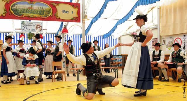 Bavarian Dance Competition In Huosigau