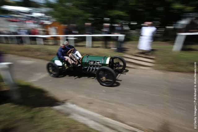 Vintage Sport Cars Compete In The Brooklands Speed Trials