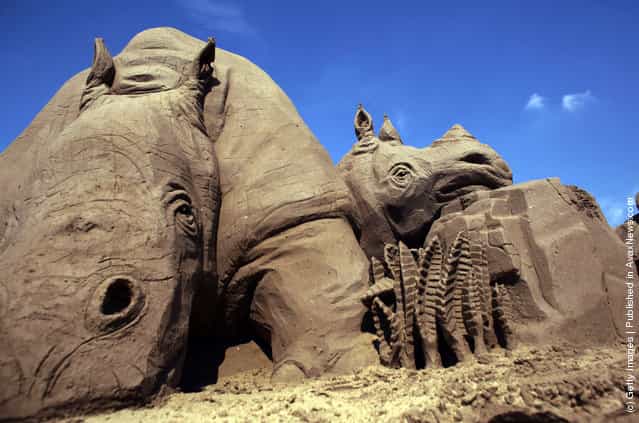 The Annual Weston-super-Mare Sand Sculpture Competition
