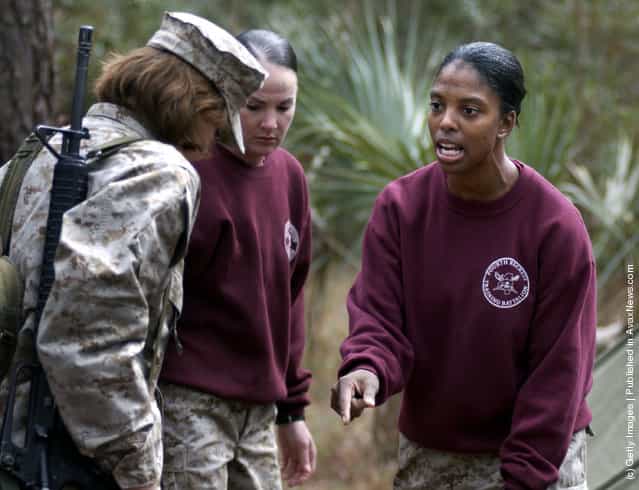 Female U.S. Marines Recruits