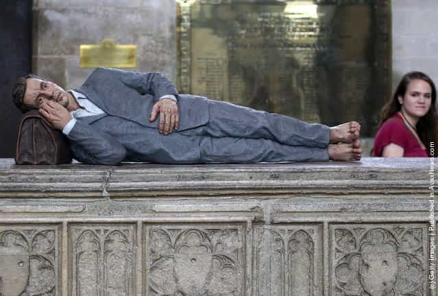 Sean Henrys sculpture Man Lying On His Side