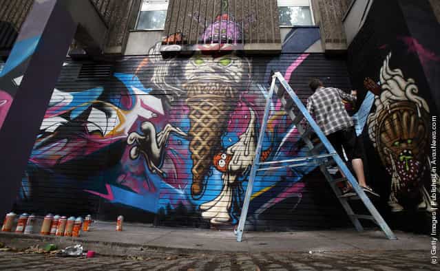 UKs largest graffitti street art project in Bristol