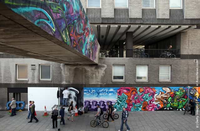 UKs largest graffitti street art project in Bristol