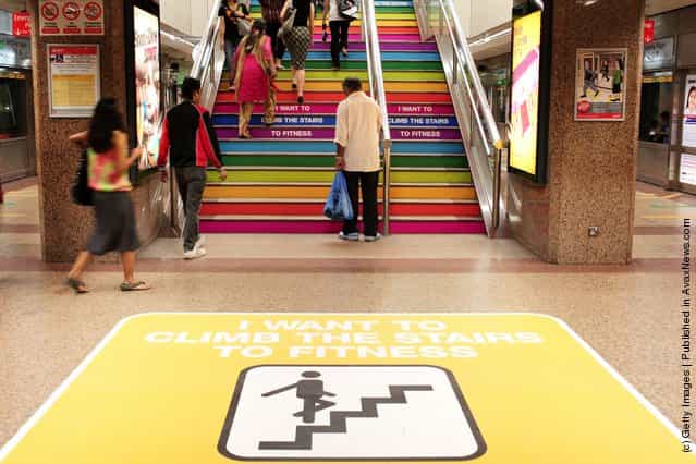 Singapore Promotes Fitness With Subway Redesign