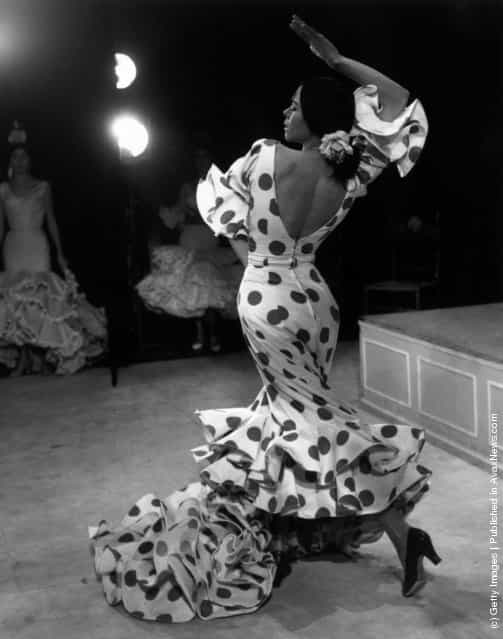 Manuela Vargas at a dress rehearsal for The Tigress of the Flamenco