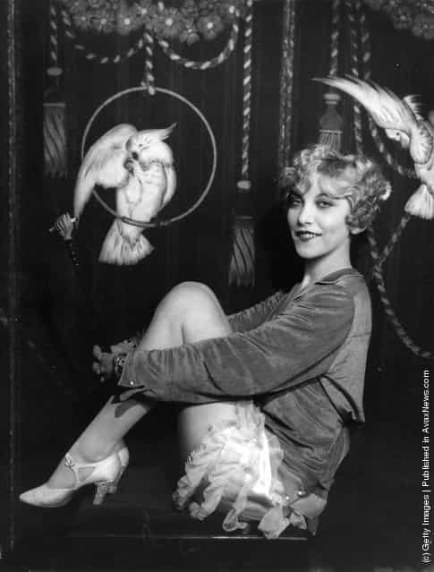 Cabaret artist, singer and actress Frances Day in cabaret costume