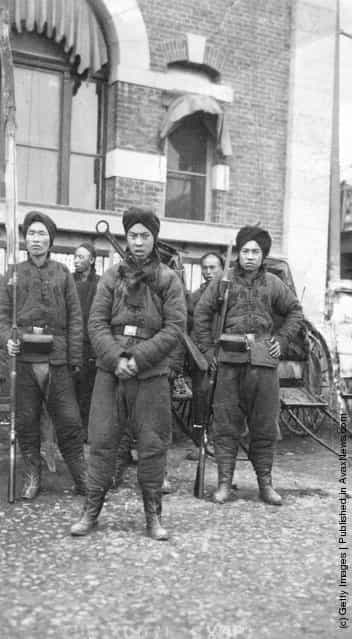 1940: A group of Chinese soldiers