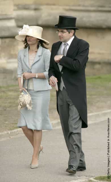 Rowan Atkinson and his wife