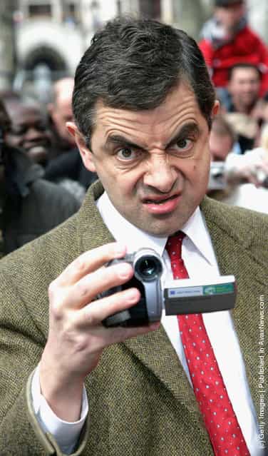 Rowan Atkinson in character as Mr Bean