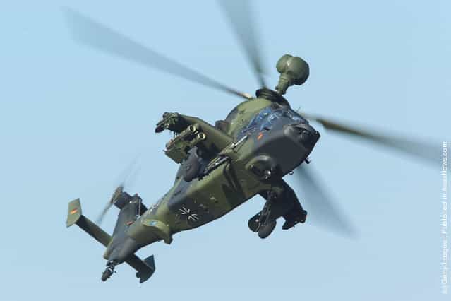 A Tiger atack helicopter of the Bundeswehr German armed forces