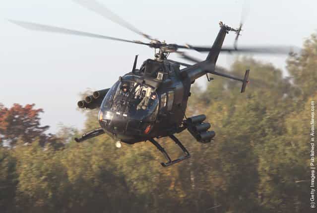A BO 105 attack helicopter