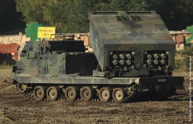 A Mars missile launcher of the German Bundeswehr
