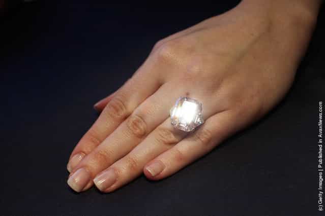 A 24.78 Carat Fancy Intense Pink Diamond, estimated to be worth USD27-38 million