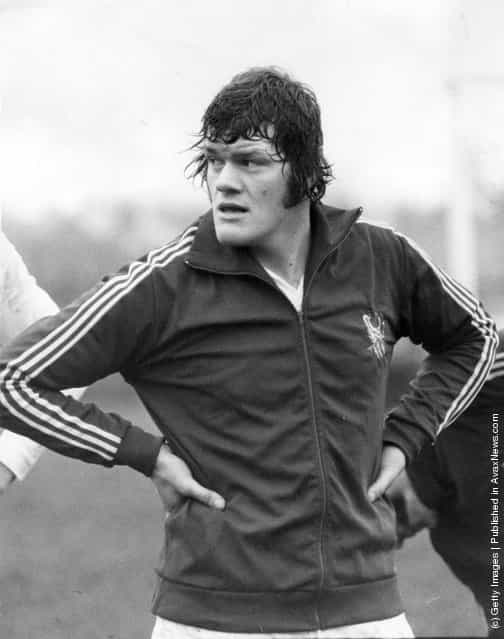 1975: The captain of the English rugby team, Fran Cotton