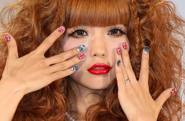 Japanese model Tsubasa Masuwaka attends the Nail Queen 2009 Awards Ceremony during the Tokyo Nail Expo
