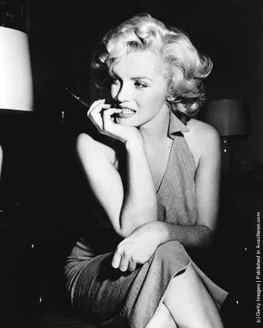 American film star Marilyn Monroe (Norma Jean Mortenson or Norma Jean Baker, 1926 - 1962)