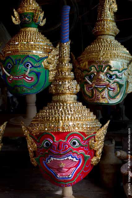 Traditional Thai Khon Masks