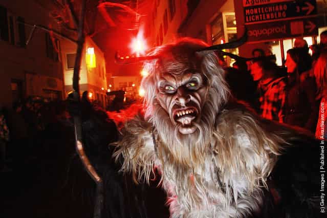 Devils Parade In Krampus Procession