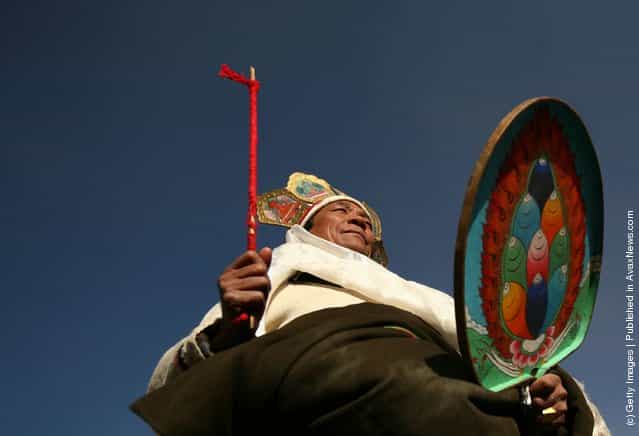 Tu Ethnic Minority Men Dance During Exorcism Ceremony