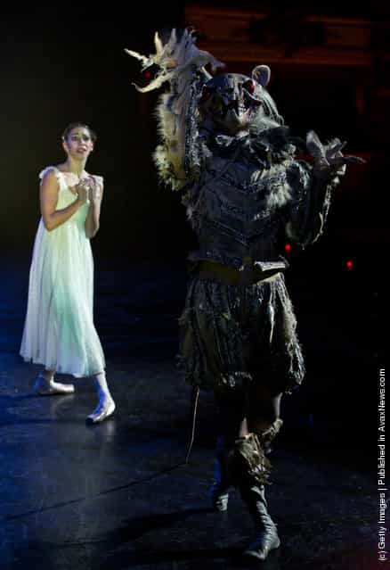 Dancers of the English National Ballet perform The Nutcracker at the Coliseum