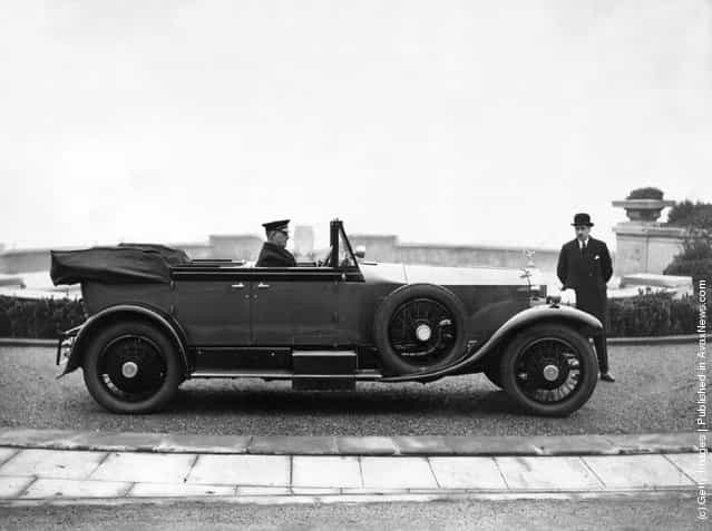 1926: A Rolls Royce car which is being used by the Prince of Wales on a tour of Margate and Ramsgate, Kent