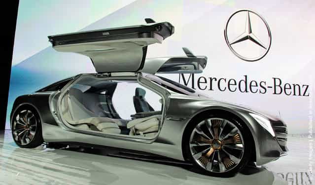 A Mercedes-Benz F125! gullwing coupe research car