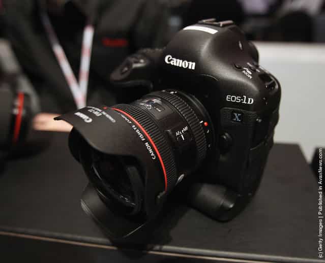 The Canon 1D-X was displayed by Canon at the 2012 International Consumer Electronics Show