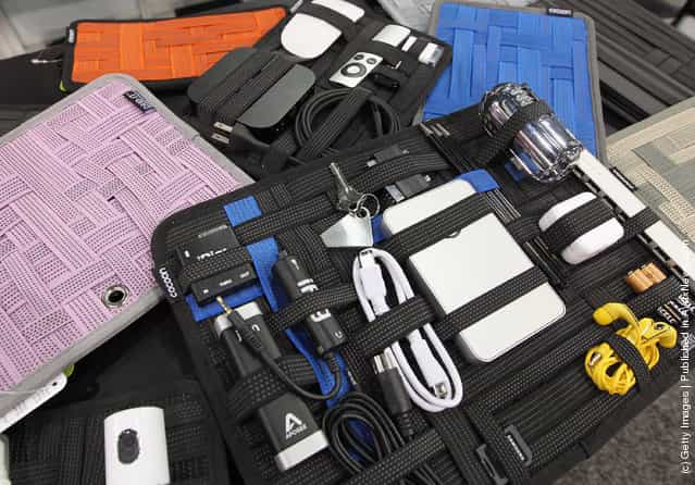 Cocoon Innovations displayed their full line of Grid-It organizers and iPad cases at the 2012 International Consumer Electronics Show