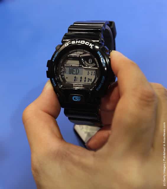 Casio displayed the GB-6900 Bluetooth enabled G-Shock watch at the 2012 International Consumer Electronics Show