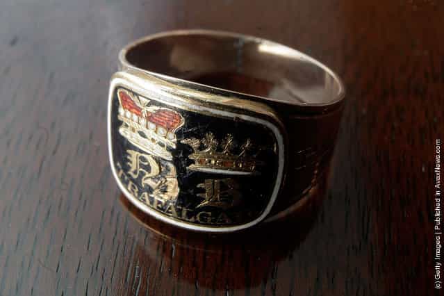 A Nelson mourning ring, one of 58 made to commemorate the death of Lord Nelson