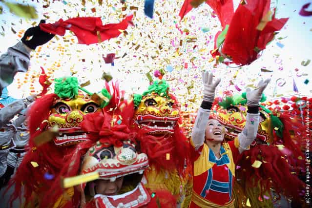 China Celebrates The Year Of The Dragon Spring Festival