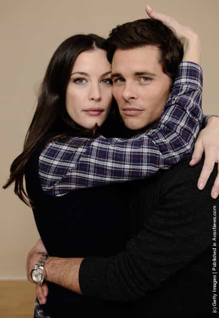 Actress Liv Tyler and actor James Marsden pose for a portrait during the 2012 Sundance Film Festival