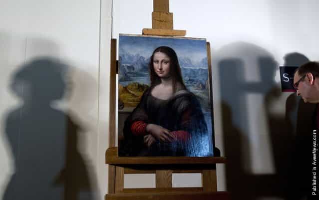 An authenticated contemporary copy of Leonardo da Vincis Mona Lisa on display at the Prado Museum