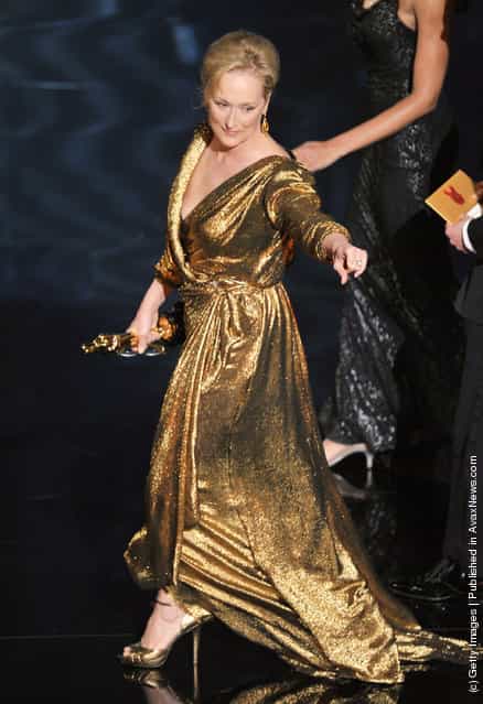 Actress Meryl Streep accepts the Best Actress Award for 'The Iron Lady' onstage during the 84th Annual Academy Awards held at the Hollywood & Highland Center