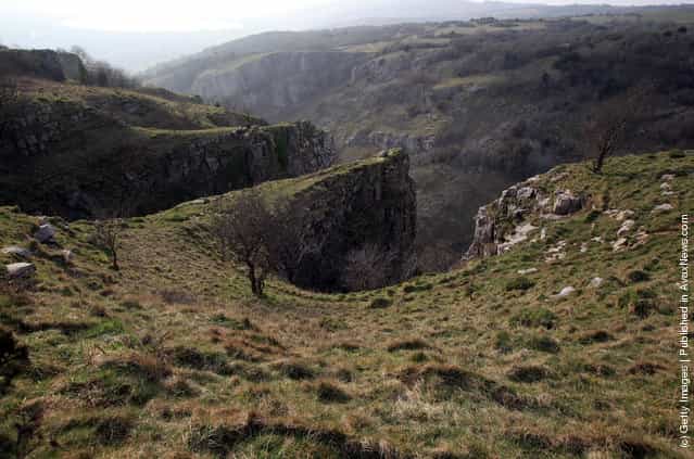 A general view of Cheddar Gorge