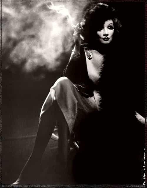 Photographers: Helmut Newton. Marlene Dietrich
