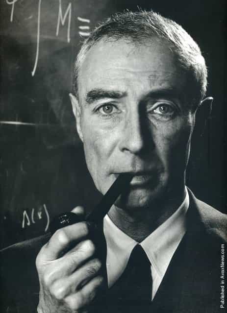 American theoretical physicist Robert Oppenheimer, 1958. Photo by Philippe Halsman