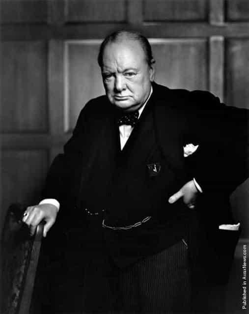 British Prime Minister Winston Churchill, 1951. (Photo by Philippe Halsman)