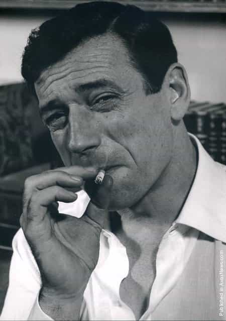Italian-born French actor and singer Yves Montand. France, Paris, 1960. (Photo by Philippe Halsman)