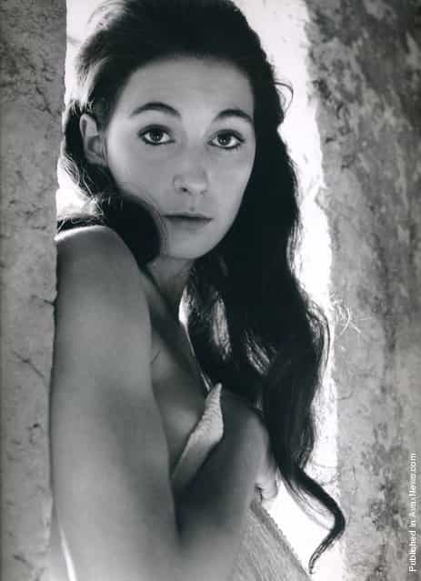 The American actress Anjelica Huston, 1968. (Photo by Philippe Halsman)