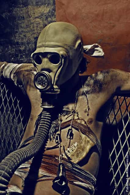 Gas Mask. Children of the Evolution - Wasteland, 2007 by Mickey McCooper