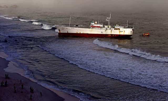Craig Lambinon, spokesman for the National Sea Rescue Institute, said thick fog may have contributed to the accident at First Beach in Cape Town's upscale Clifton area on May 12, 2012